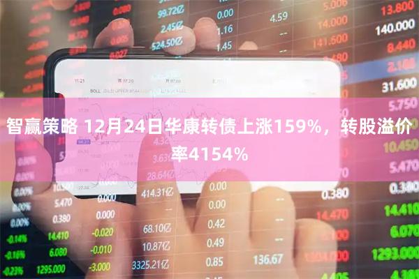 智赢策略 12月24日华康转债上涨159%，转股溢价率4154%